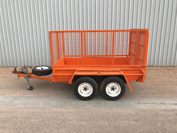 Dual Axle Trailer with Cage & Ramp For Hire