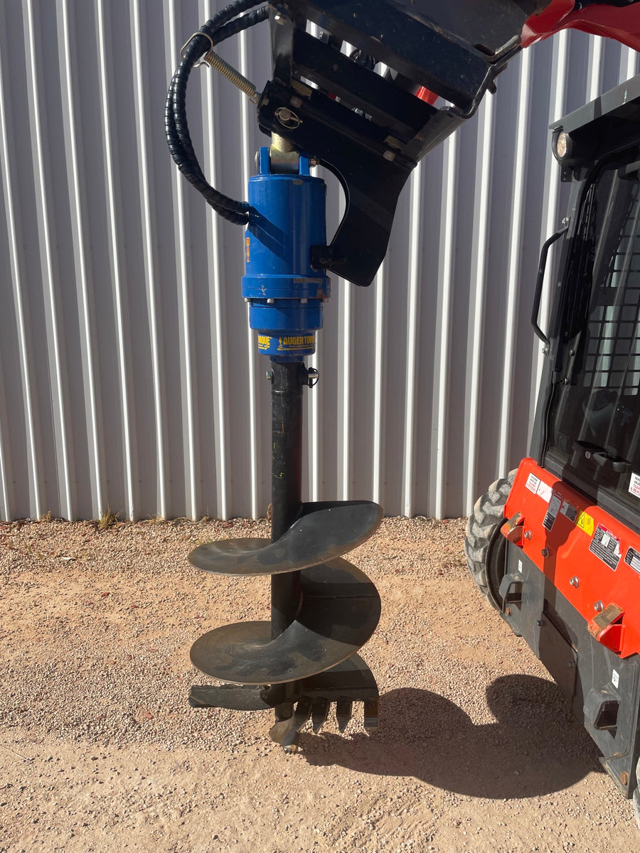 4500 Auger drive/ Earth drill attachment for Skid Steer or excavator For Hire