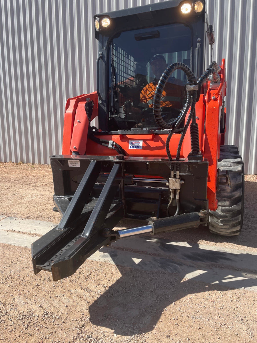 Post  Puller can be used to pull vines and shrubs to suit Kubota SSV65 Skid Steer For Hire